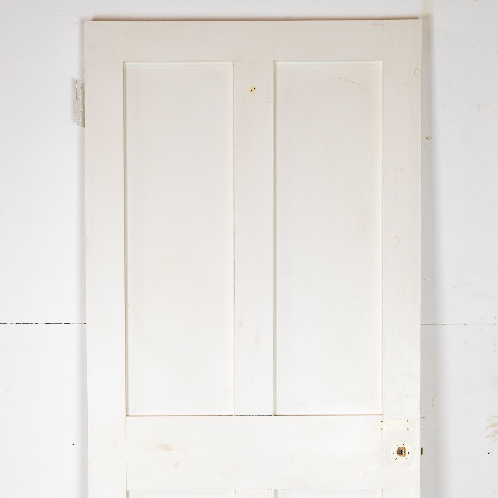 Antique Victorian 4 Panel Door   191.5 X 76cm photo for sale
