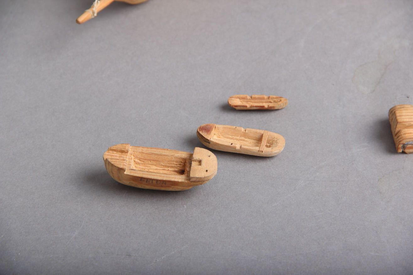 Wooden Figures Handcrafted By Victor Mehl (1911 1944) Produced By Danish Prisoners Of War During World War II. photo Home Decor