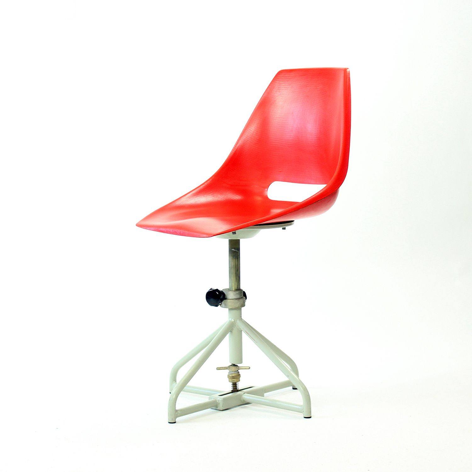 Red Chair By Miroslav Navratil For Vertex, 1960s, 10 Available