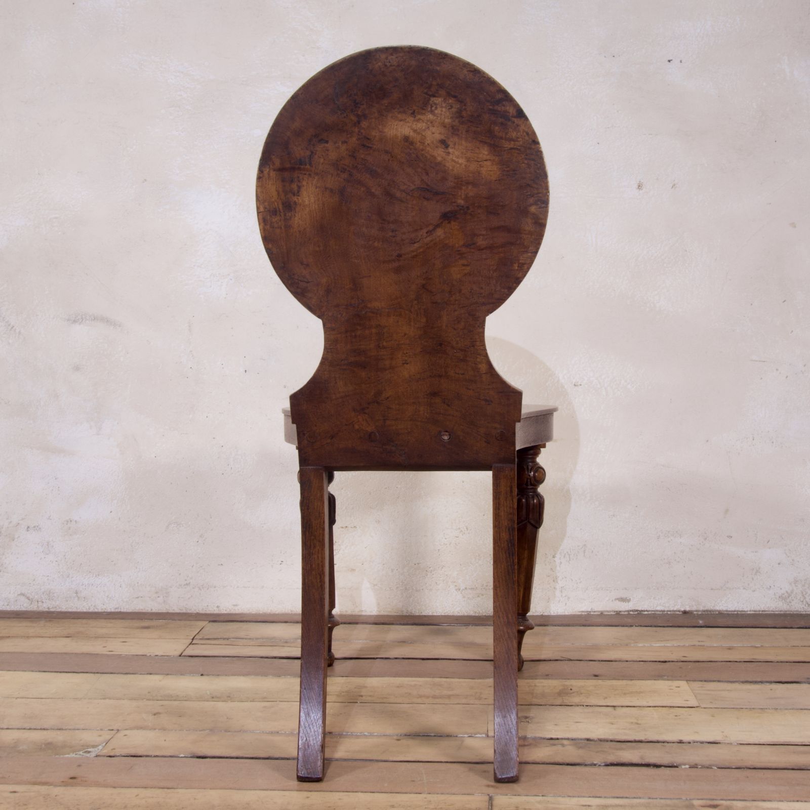 A 19th Century William IV Elm And Burr Elm Hall Chair photo buy