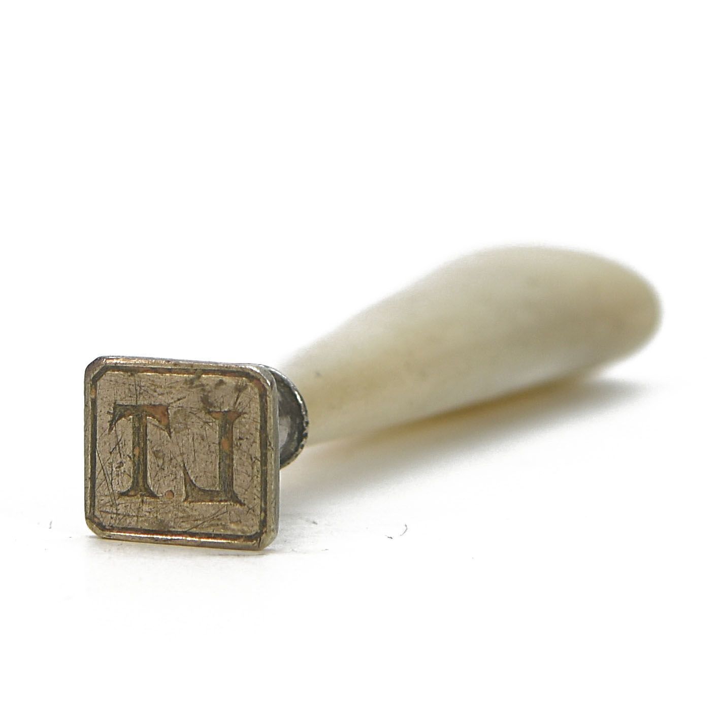 Tl Iridescent Mother Of Pearl Collector's Seal photo for sale
