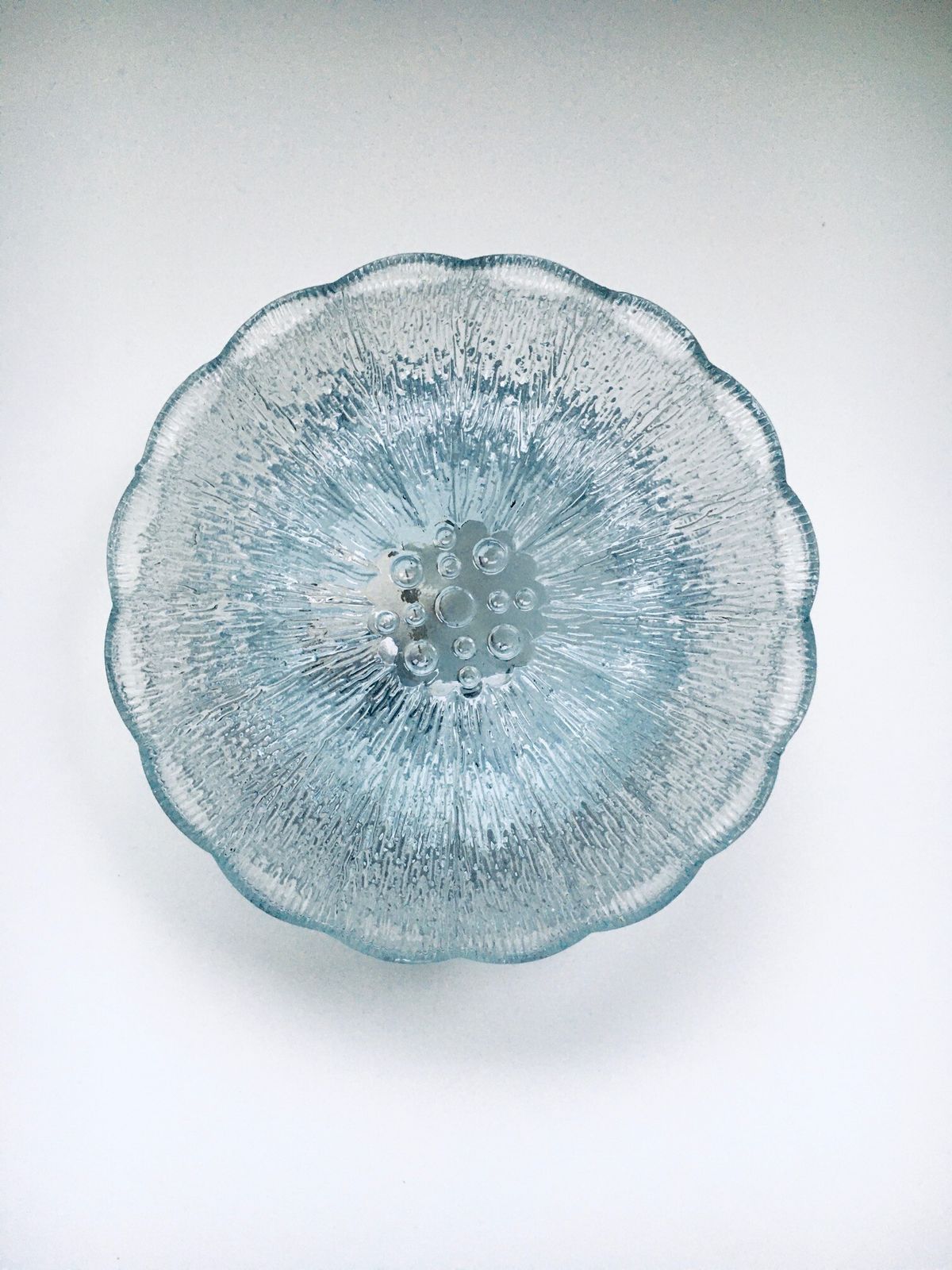 photo buy Mid Century Glazen Lotusbloem Wandlamp, Jaren 1960, West Duitsland