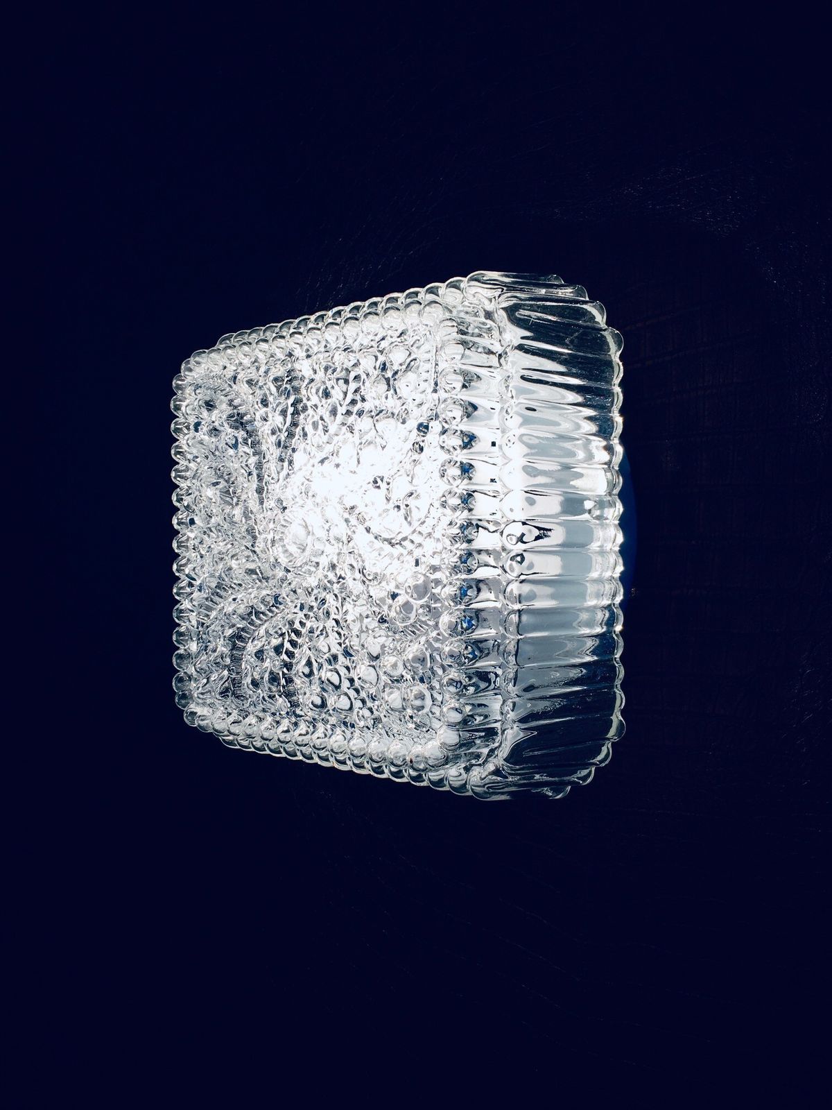 Vierkante Glazen Wandlamp Van Massive, Ca. Jaren 1970 photo buy