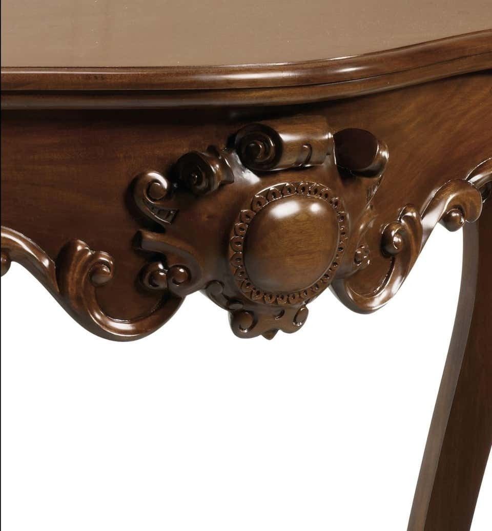 Console baroque en acajou sculpté, XXe siècle photo furniture