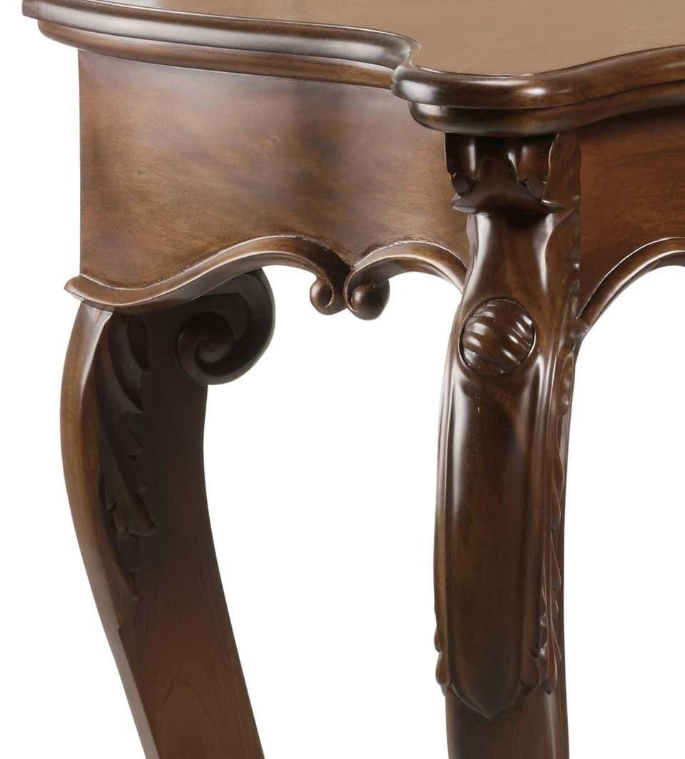 Console baroque en acajou sculpté, XXe siècle photo Mobilier