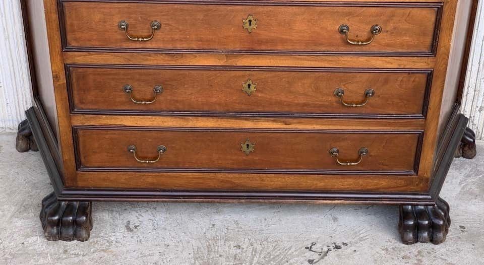 photo furniture Ensemble Art déco pour cheminée, bureau ou chapelle en marbre rose avec détails en bronze