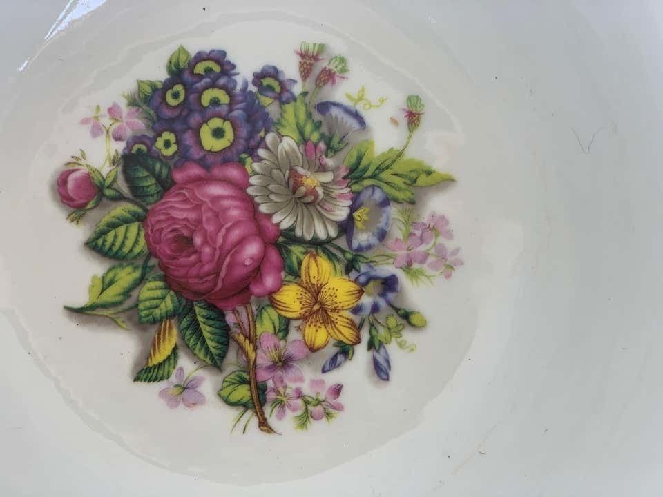 Présentoir figuratif en porcelaine de Sèvres, corbeille à fruits surélevée, XIXe siècle photo vinterior