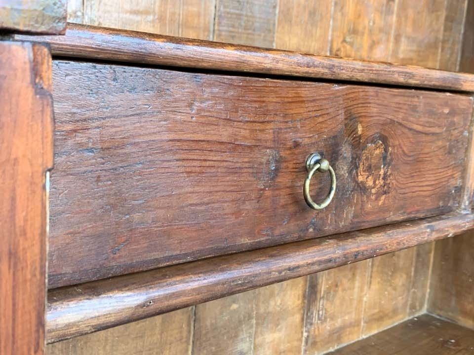 Mobilier Armoire ou bibliothèque à vitrine en verre, noyer, Espagne, XVIIIe siècle, restaurée photo