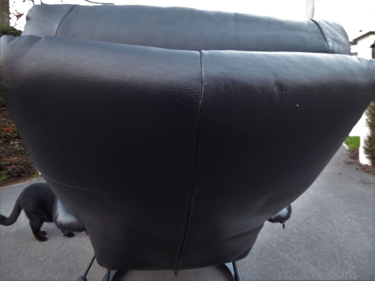 photo buy Black Leather Gaga Lounge Chair By Percival Lafer For Percival Lafer, 1998