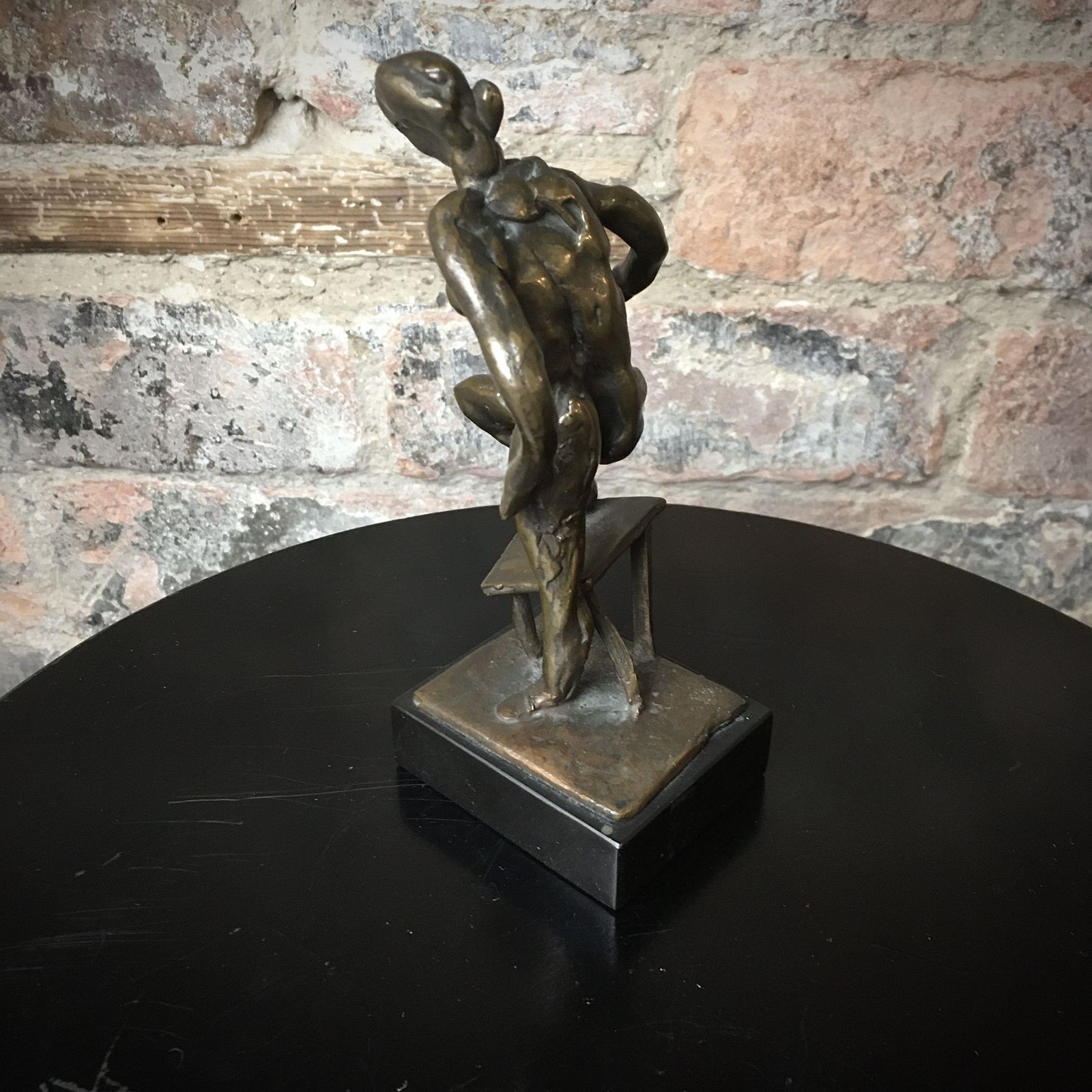Abbott Pattison. Bronze Semi Abstract Table Sculpture. photo furniture