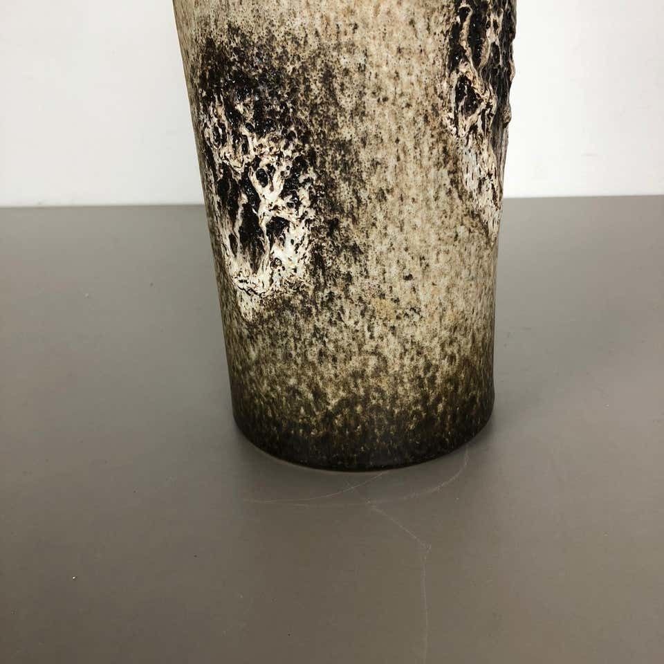 Large Multi Color Vase Fat Lava "407 35" Vase By Scheurich, Germany, 1970s photo for sale