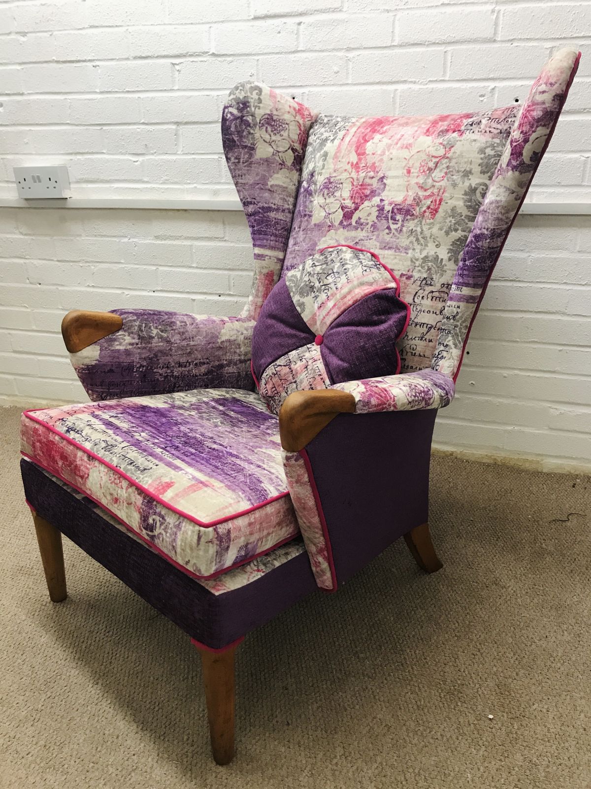 Parker Knoll Papa Bear Chair  Model 757 Fully Refurbished And  Newly Upholstered In Luxury Velvet photo furniture