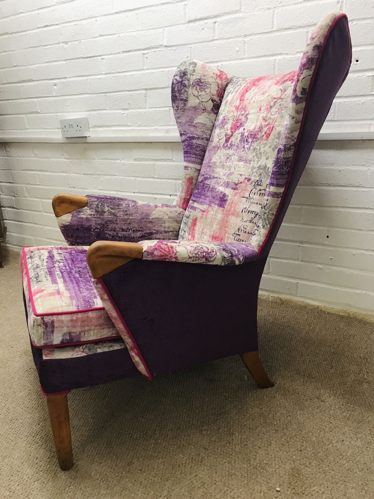 Parker Knoll Papa Bear Chair  Model 757 Fully Refurbished And  Newly Upholstered In Luxury Velvet photo vinterior