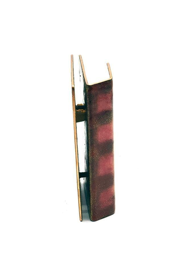 Door Handle In Enameled Copper By Paolo De Poli, 1950s photo buy