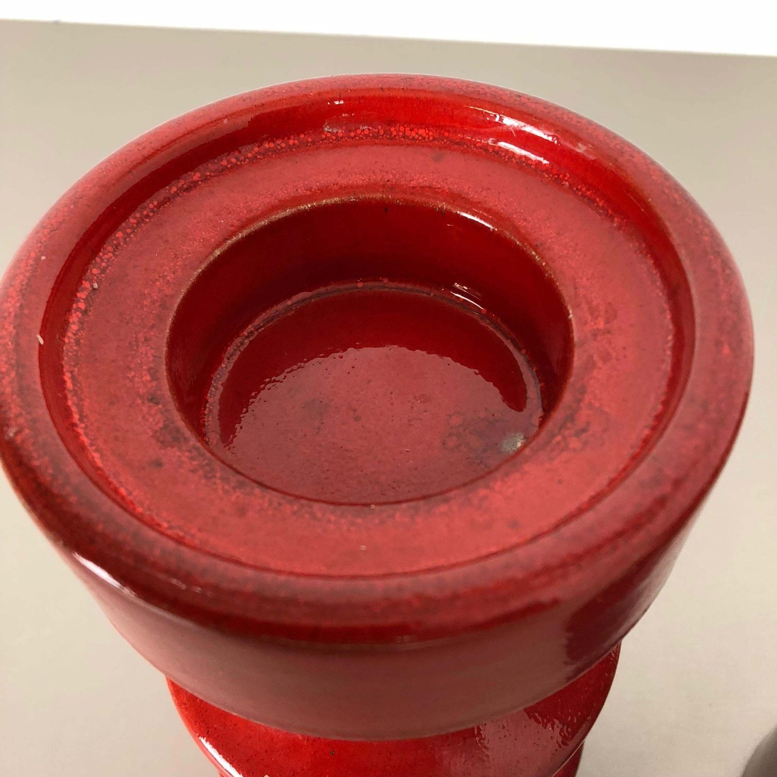 499.0 Set Of Two Pottery Candleholder By Cari Zalloni For Steuler, Germany, 1970s photo