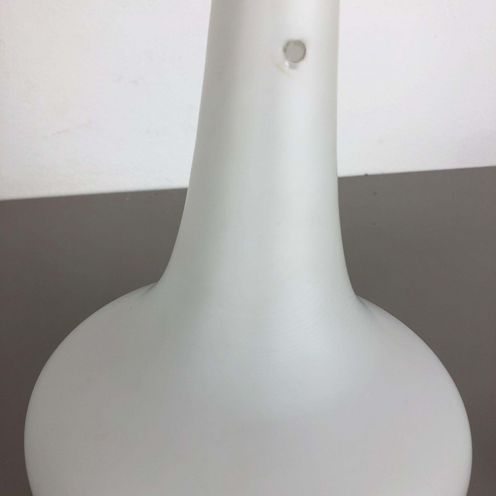 Original Midcentury Stilnovo Style Opal Glass Tube Hanging Light, Italy, 1950 photo buy