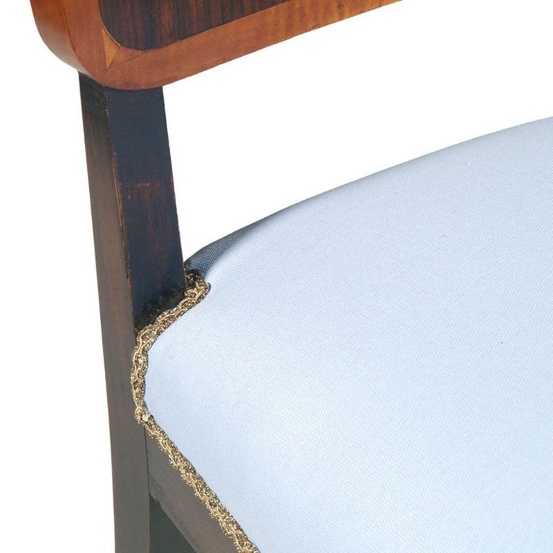 1930s Art Deco Italian Side Chair By Borsani, Atelier Di Varedo New Upholstered photo 3348.0