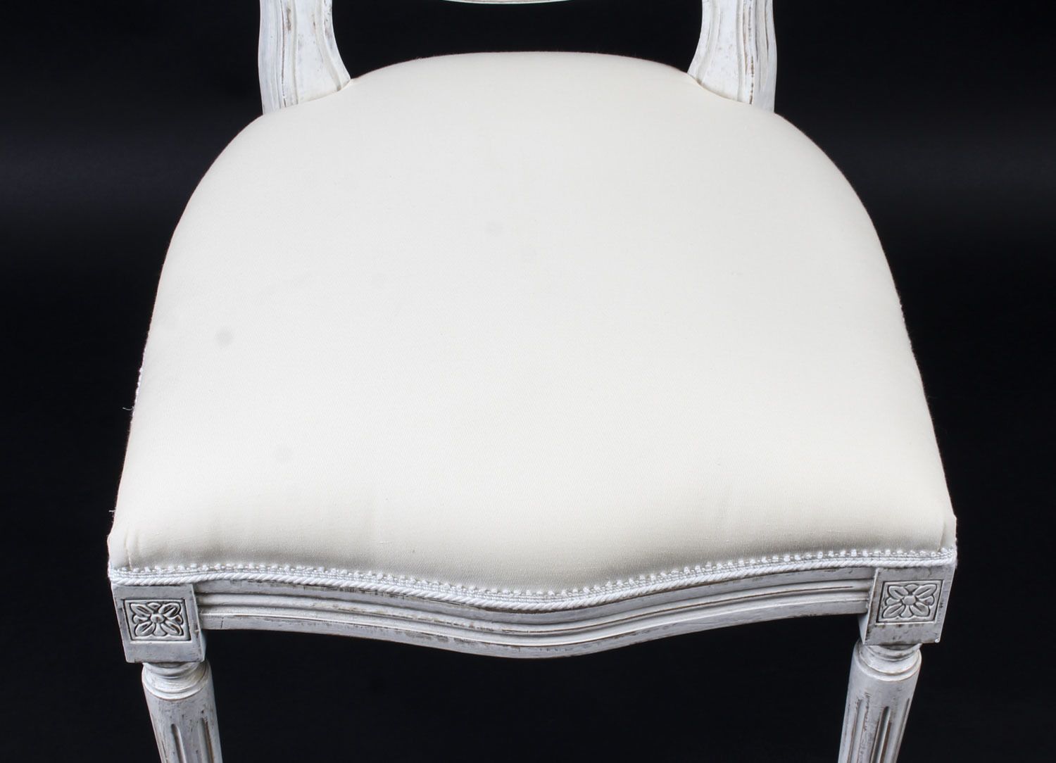 Bespoke Painted Dining Chair In The Louis XV Style Available To Order In Sets photo vinterior