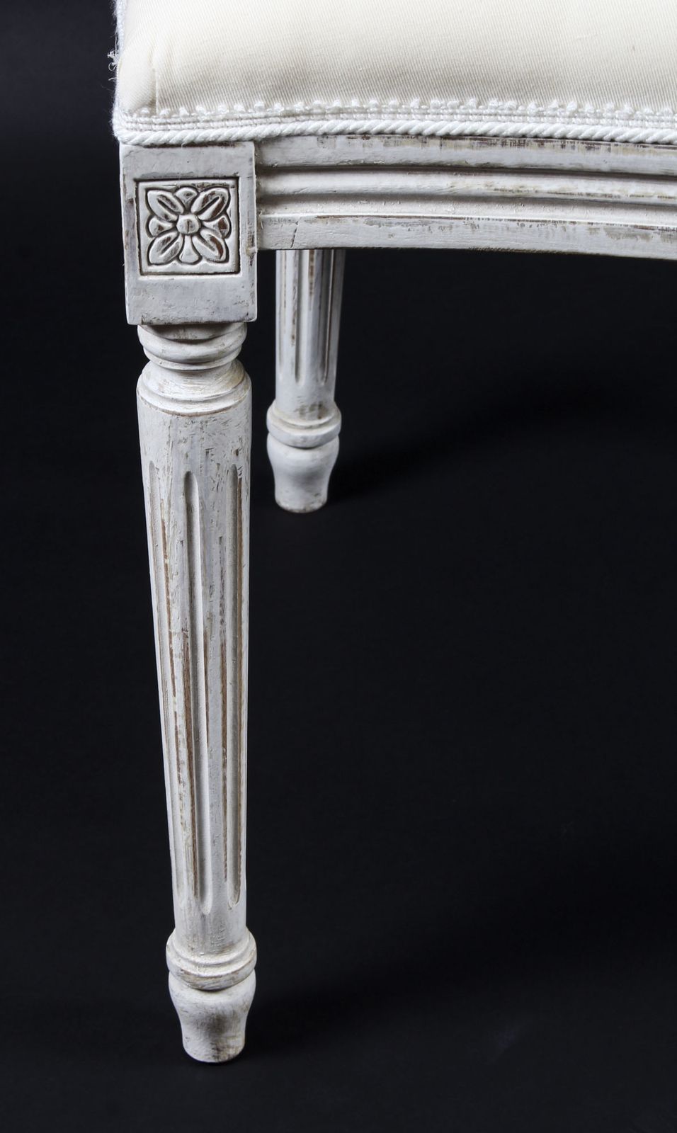 Furniture Bespoke Painted Dining Chair In The Louis XV Style Available To Order In Sets photo
