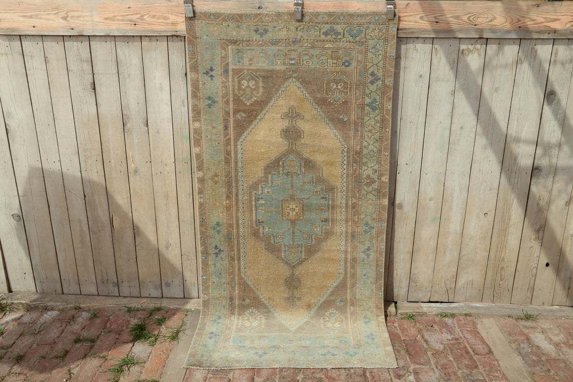 photo for sale Handmade Rug, Bohemian Rug, Vintage Rug, Oriental Rug, Decorative Rug, Anatolian Rug, Area Rug, Turkish Rug, Oushak Rug, 3 X 5.9 Ft