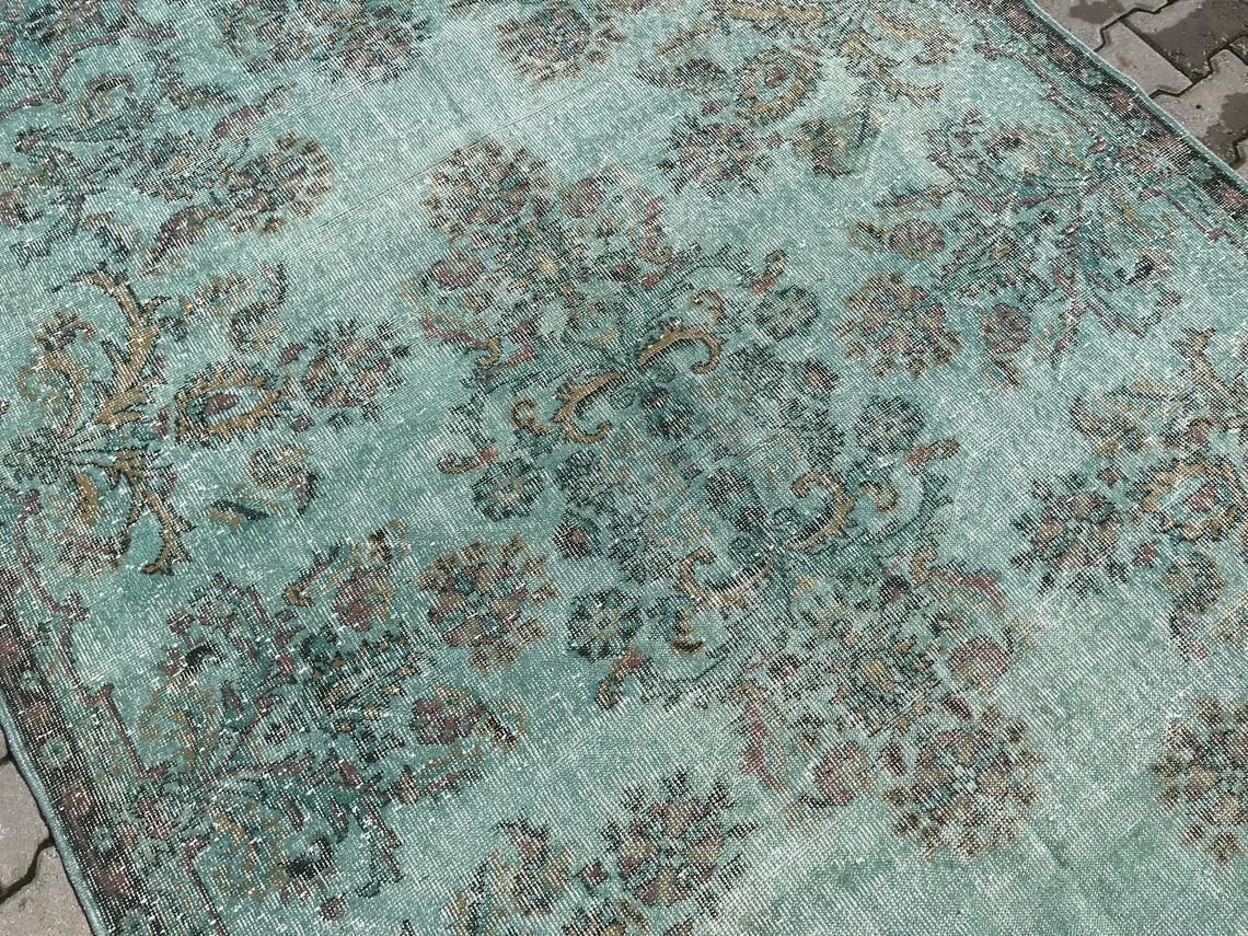 Blue Rug,6''X9'3’'Rug,Vintage Anatolian Rug,Tribal Rugs,Boho Rug,Handwoven Rug,Decorative Rug,Pastel Rug,Floor Rug,Turkish Rug,Design Rug photo vintage