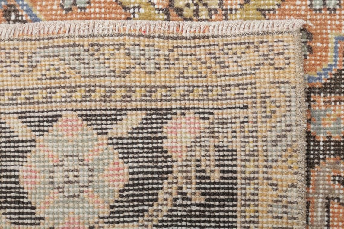 Anatolian Runner Rug, Wide Runner Rug, Runner Rug, Turkish Runner Rug, Hallway Rug, Antique Runner Rug, Oushak Runner Rug, 4.8 X 13.4 Ft photo vintage