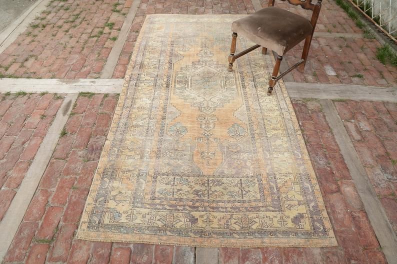 Area Rug, Turkish Rug, Oushak Rug, Handmade Rug, Decorative Rug, Anatolian Rug, Bohemian Rug, Vintage Rug, Oriental Rug