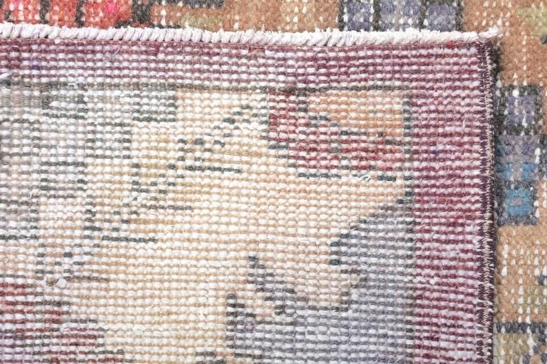 Handmade Rug, Turkish Rug, Antique Rug, Area Rug, Oushak Rug, Vintage Rug, Decorative Rug, Red Rug photo buy