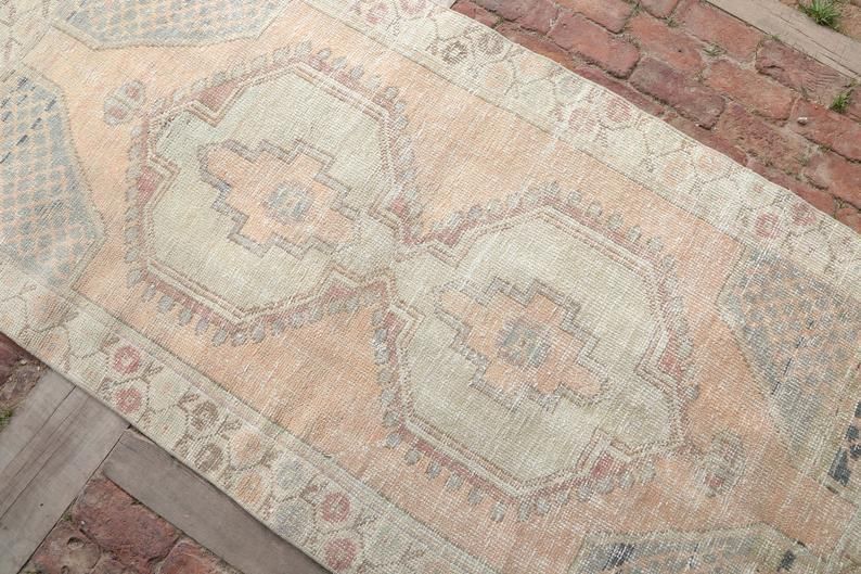 Decorative Rug, Anatolian Rug, Area Rug, Turkish Rug, Oushak Rug, Handmade Rug, Bohemian Rug, V Intage Rug, Oriental Rug photo furniture