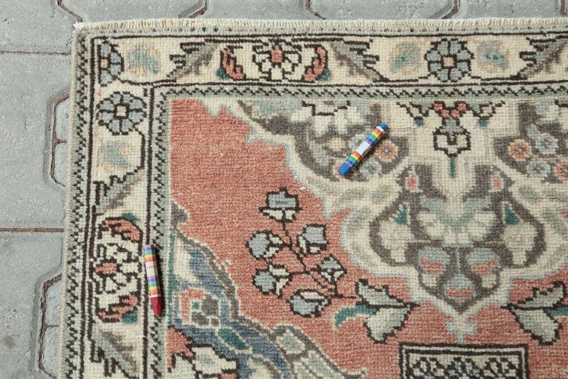 3 X 10 Ft, Thin Runner Rug, Turkish Runner Rug, Rare Runner Rug, Vintage Runner Rug, Oushak Runner Rug,Anatolian Runner Rug,Bohemian Rug photo vintage