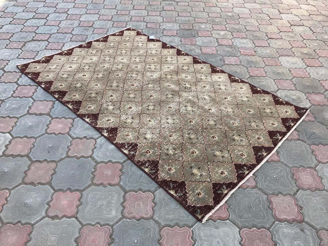 Antigue Rug,Turkish Rug,Bohemian Rug,Vintage Rug,Oushak Rug,Area Rug,Wool Rug,Carpet Rug,Original Rug,Decorative Rug,Handmade Rug,