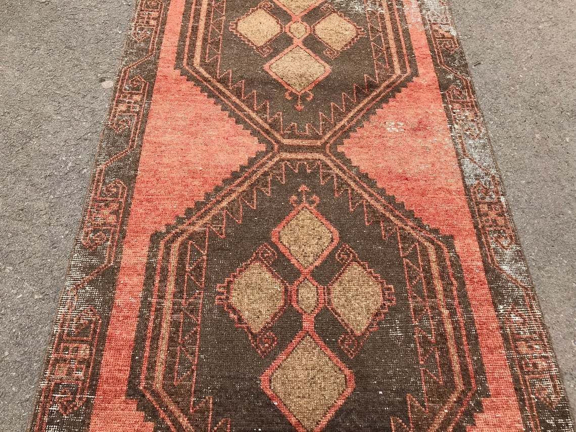 Anatolian Runner Rug,Bohemian Runner Rug,Oushak Runner Rug,Turkish Runner Rug,Runner Rug,Decorative Runner Rug,Home Decor,Aztec Rug photo furniture