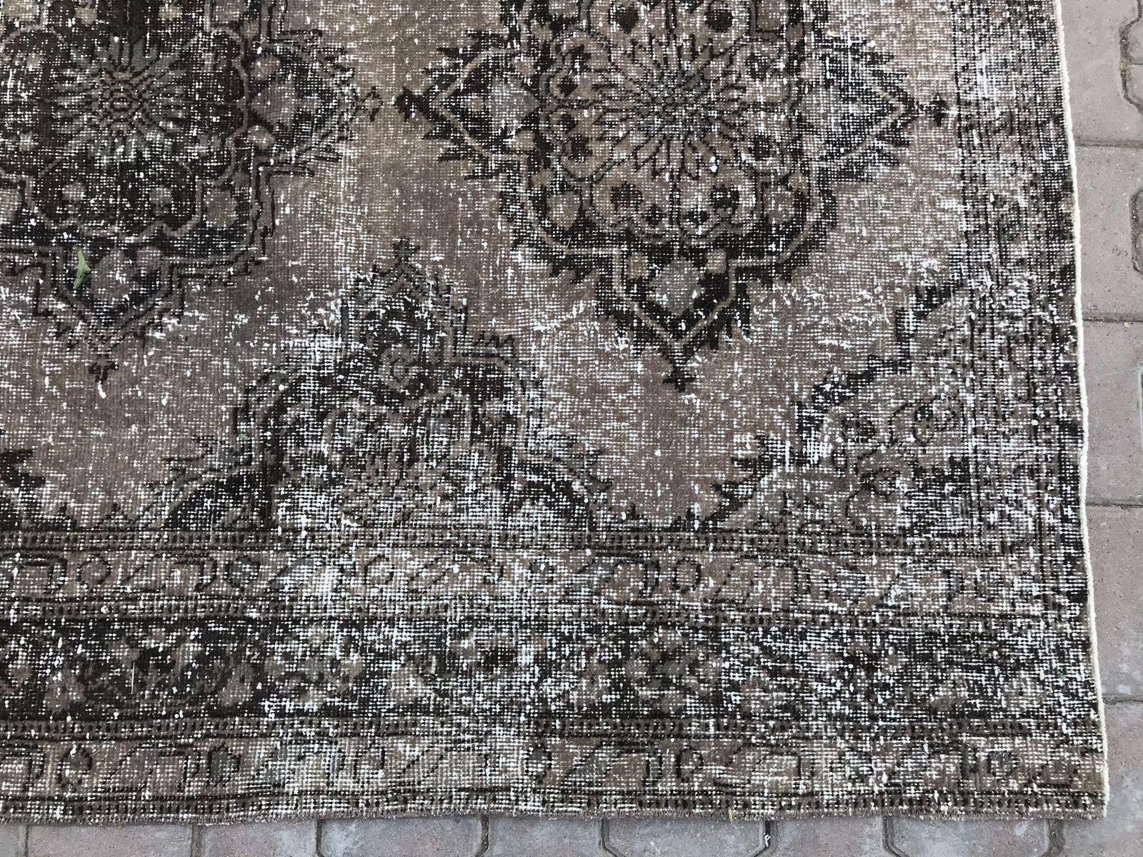 Turkish Rug,Wide Runner,Black Runner Rug,Anatolian Runner Rug,Decorative Rug,Oushak Rug,Bohemian Rug,Wool Rug,Area Rug,Runner Rug,Rugs photo 726.0