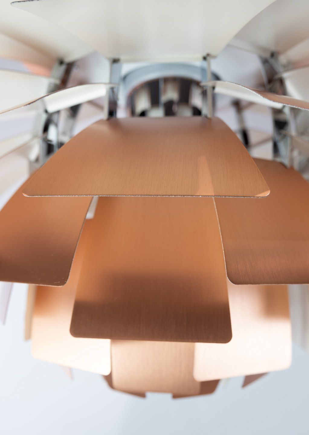 Artichoke, ø48, Of Copper Designed By Poul Henningsen In 1958 And Manufactured By Louis Poulsen. photo for sale