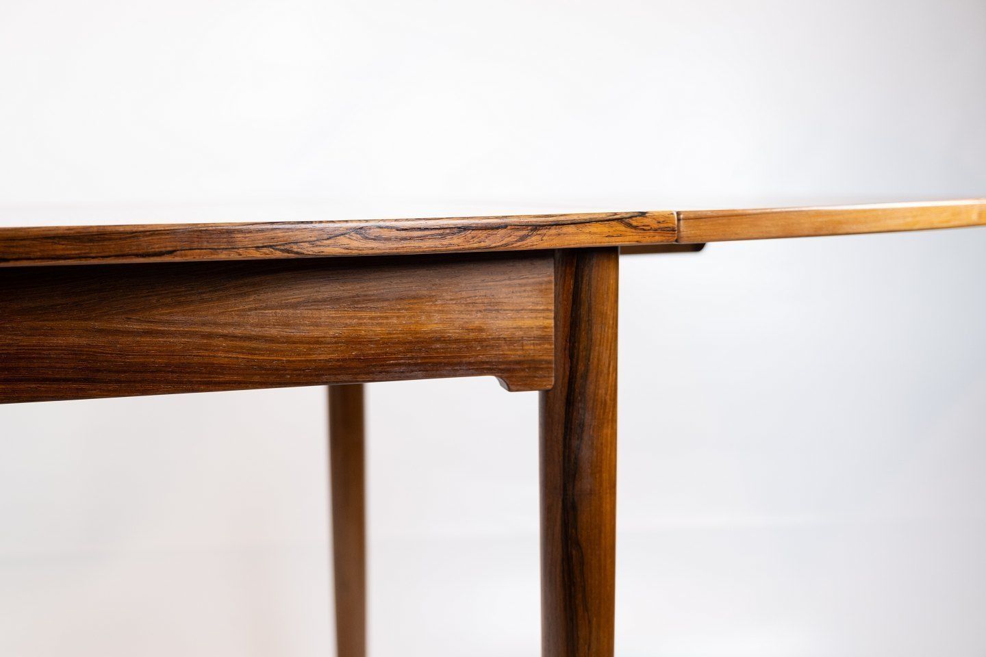 Small Dining Table In Rosewood With Extracts Of Danish Design From The 1960s. photo vinterior