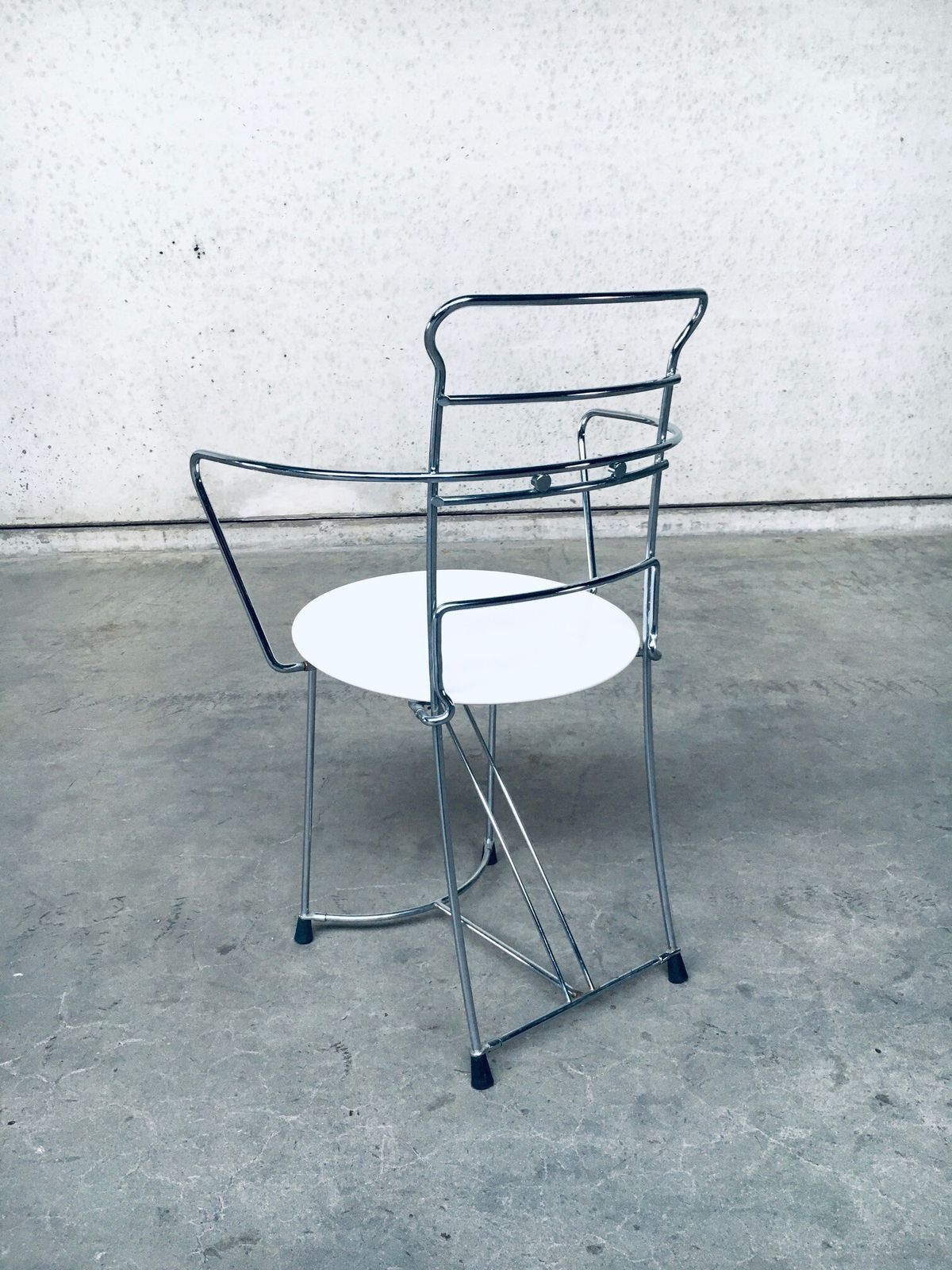 photo vintage Postmodern Design Stoelset Eridiana Van Antonio Citterio Voor Xilitalia, Jaren 1980