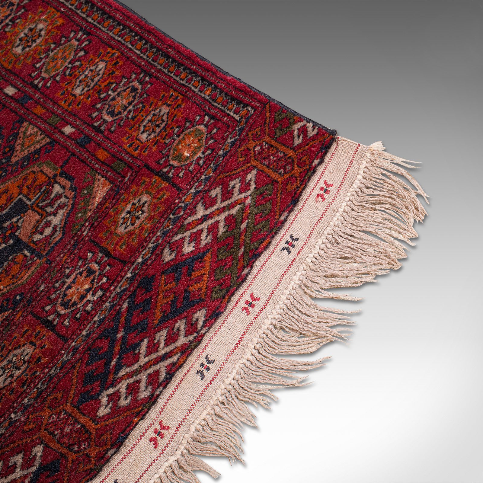 Antique Near Pair, Bokhara Rugs, Turkoman, Tekke, Carpet, Wall Covering, C1910 photo buy