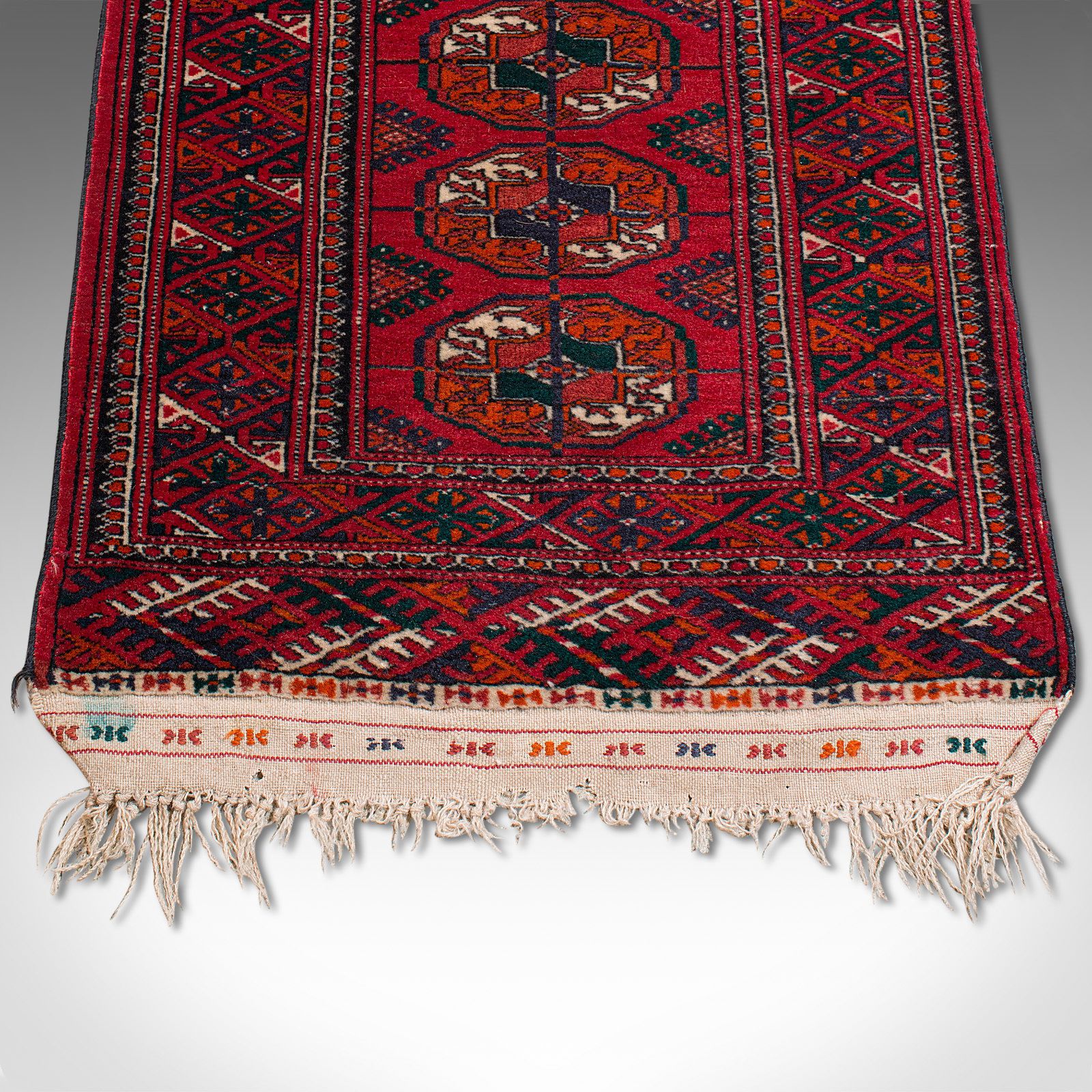 photo for sale Antique Near Pair, Bokhara Rugs, Turkoman, Tekke, Carpet, Wall Covering, C1910