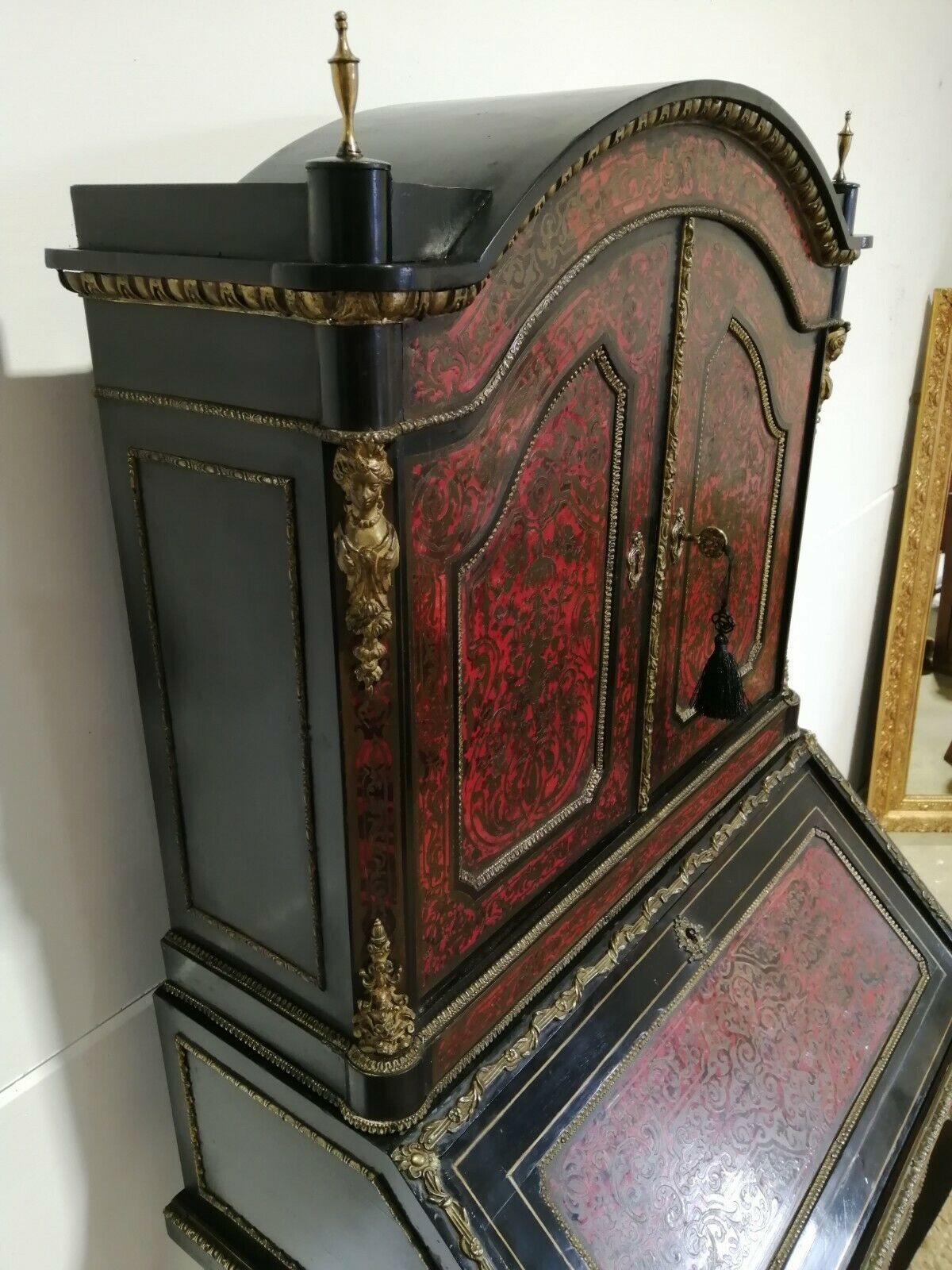 Antique 19th Century French Boulle Cabinet ~ Professionally Restored photo buy