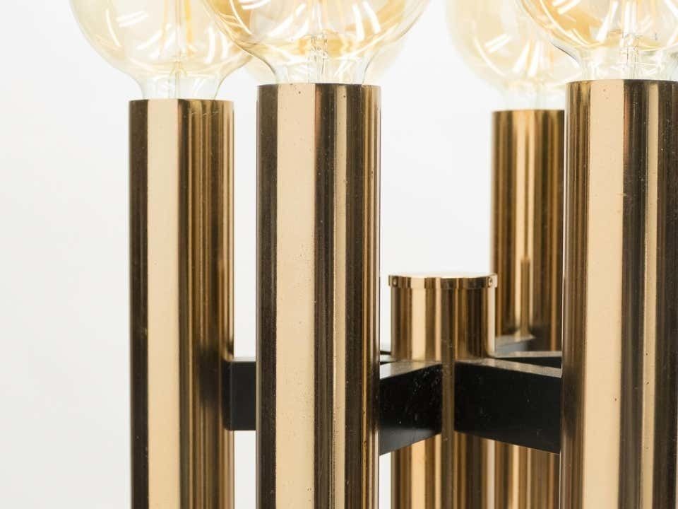 photo furniture Grande lampe de table ou lampadaire danois Jo Hammerborg en cuivre, années 1960
