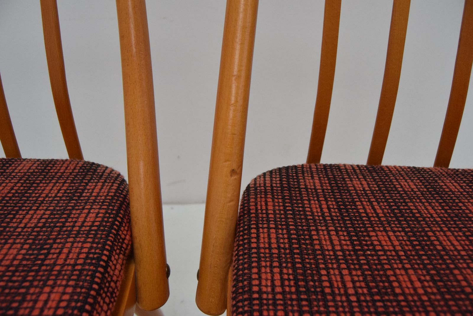 photo for sale Set Of Four Midcentury Dining Chairs By Antonín šuman, 1980s