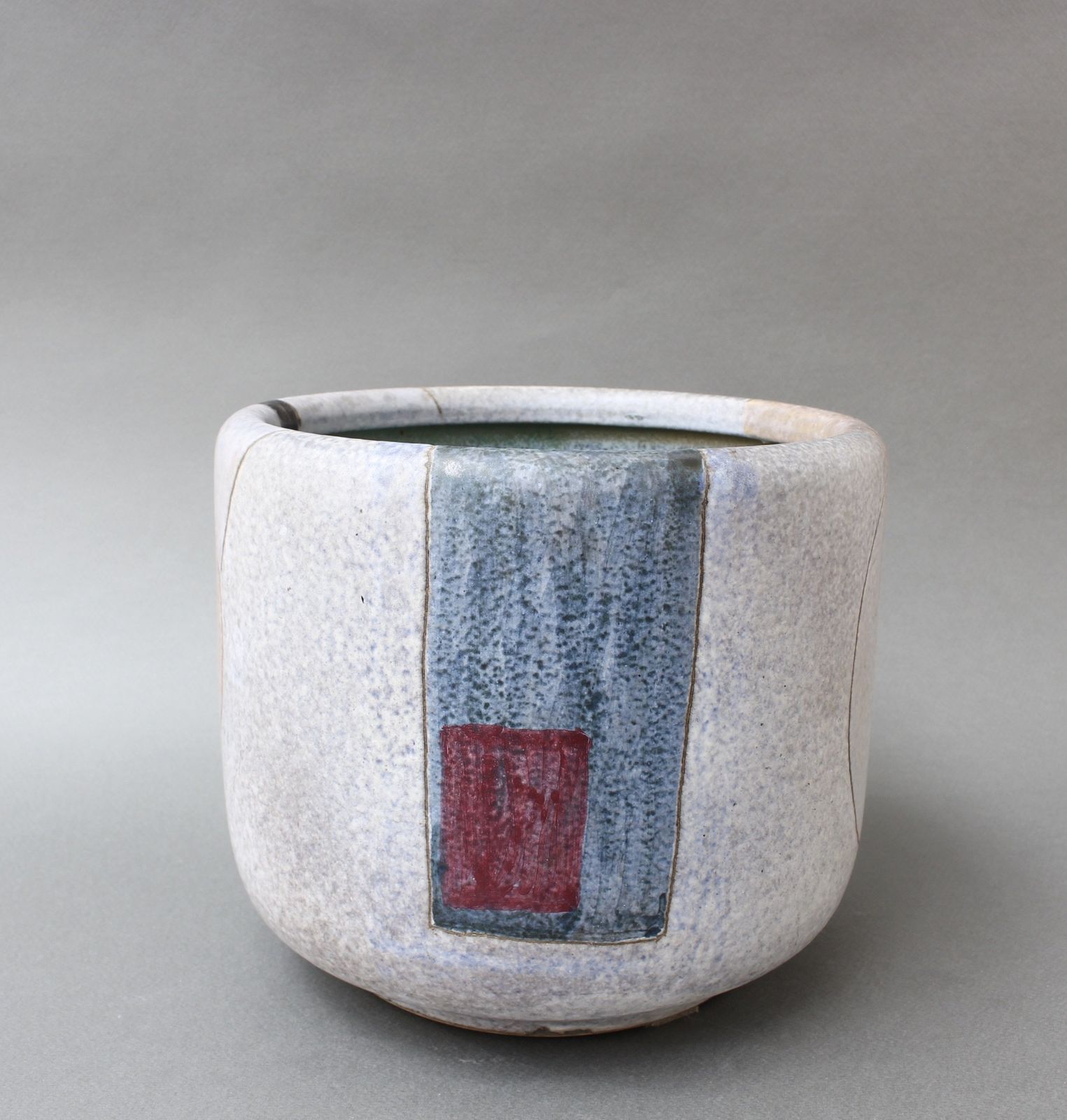 Mid Century Ceramic Cachepot By Giovanni Toccafondo (Circa 1970s) photo Home Decor