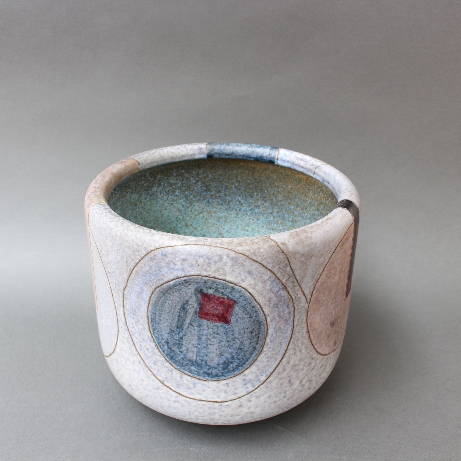 Mid Century Ceramic Cachepot By Giovanni Toccafondo (Circa 1970s) photo buy
