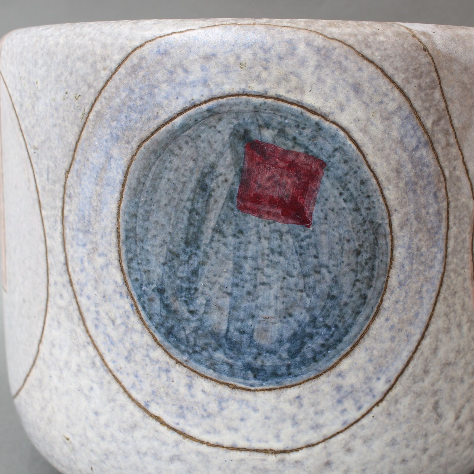 photo for sale Mid Century Ceramic Cachepot By Giovanni Toccafondo (Circa 1970s)