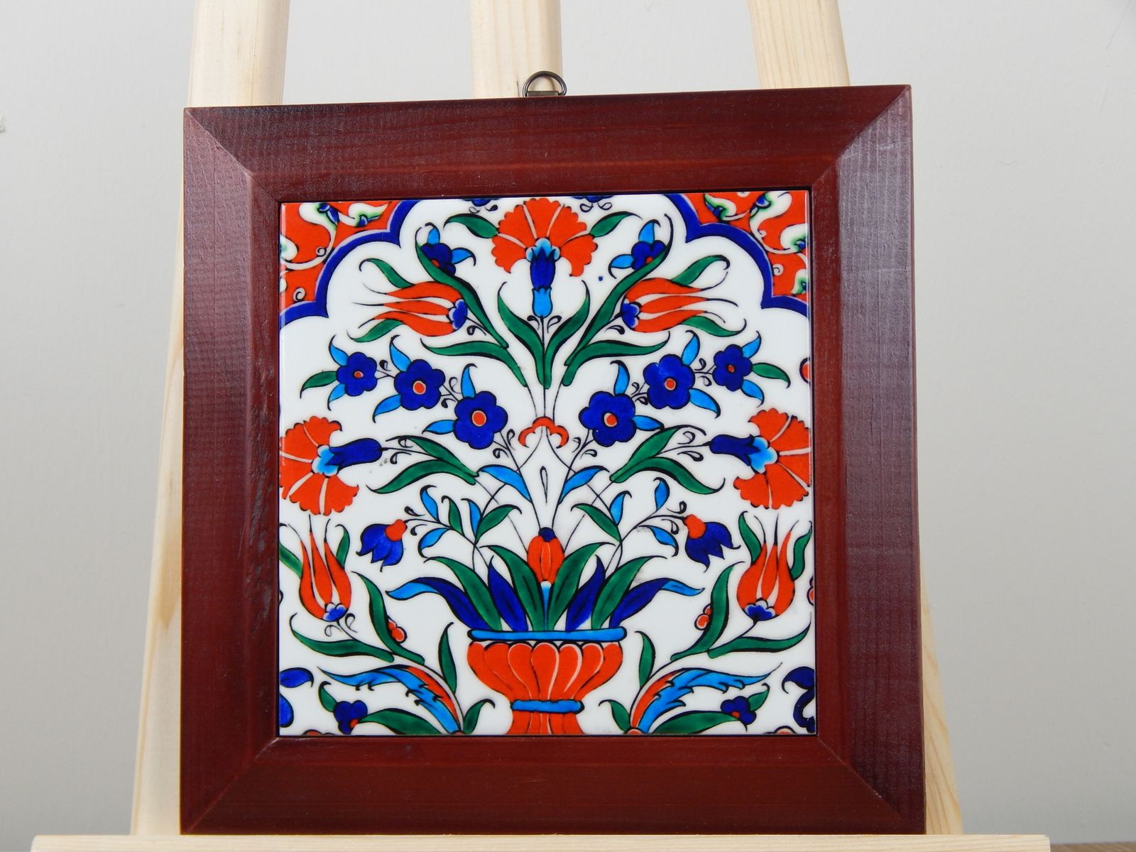 Turkey, Kutahya Pottery, Tiles, Vase Patterns, Art Painting, Picture Frames, Free Shipping photo vinterior