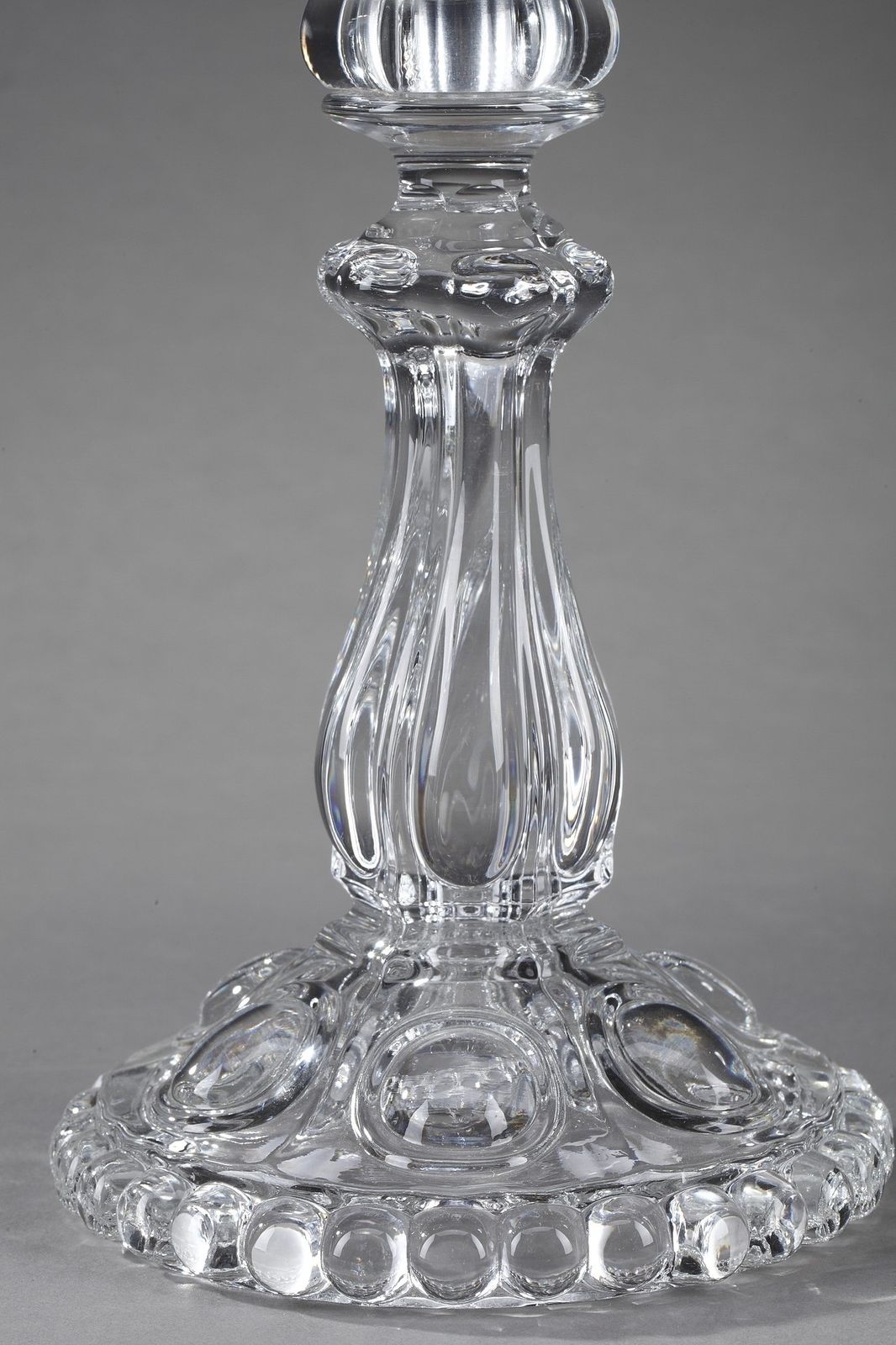photo furniture Paar kristallen kandelaars van Baccarat