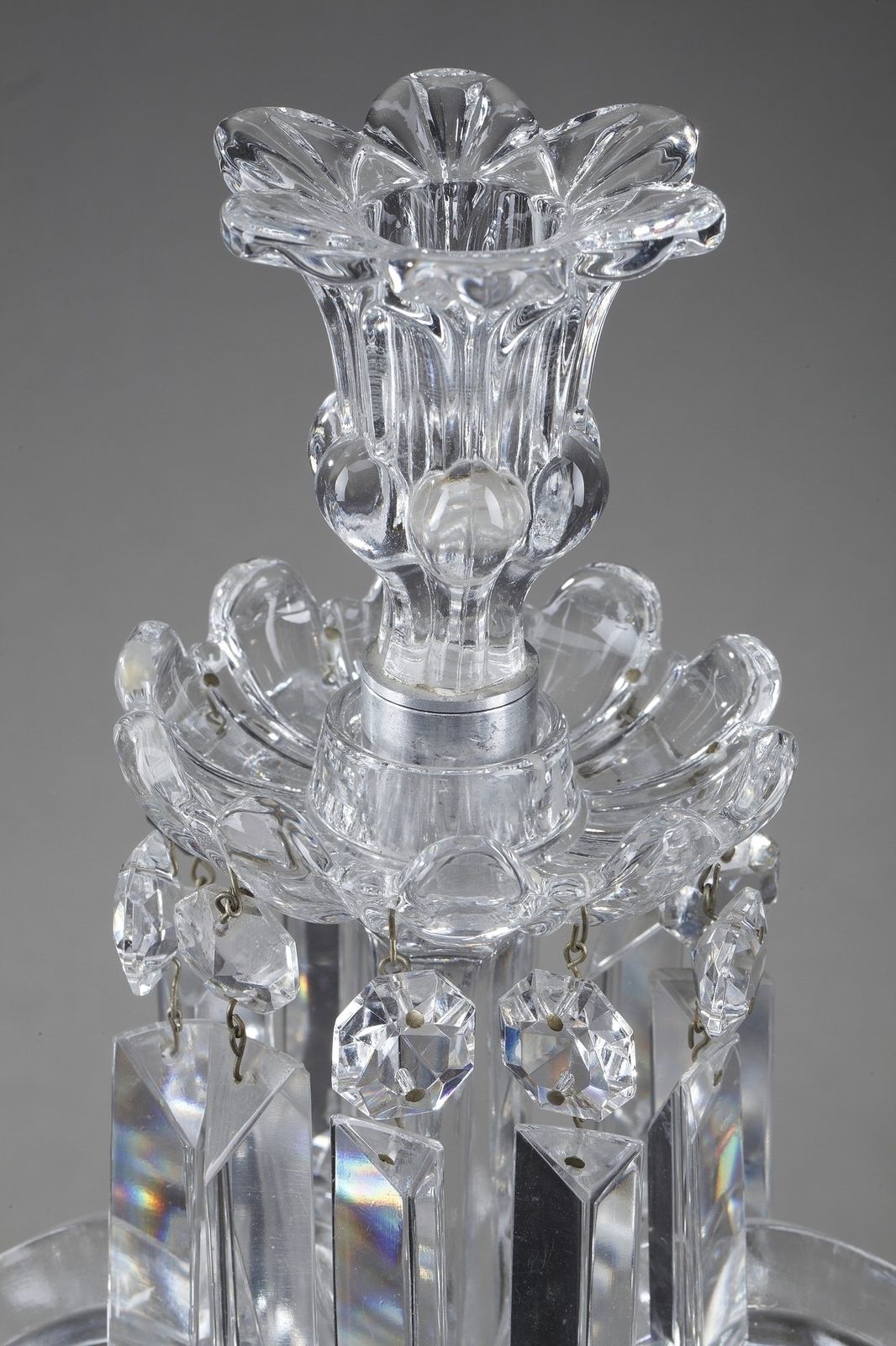 photo buy Paar kristallen kandelaars van Baccarat