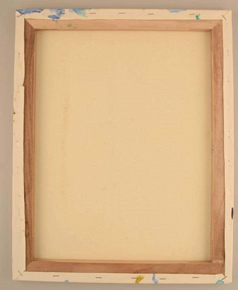 Ivy Lysdal, Acrylic On Canvas, Abstract Modernist Painting, Late 20th Century photo Art