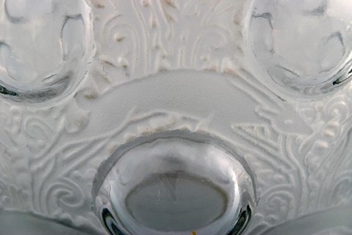 Large And Early René Lalique, Rare "Antilopes" Vase In Art Glass photo vinterior