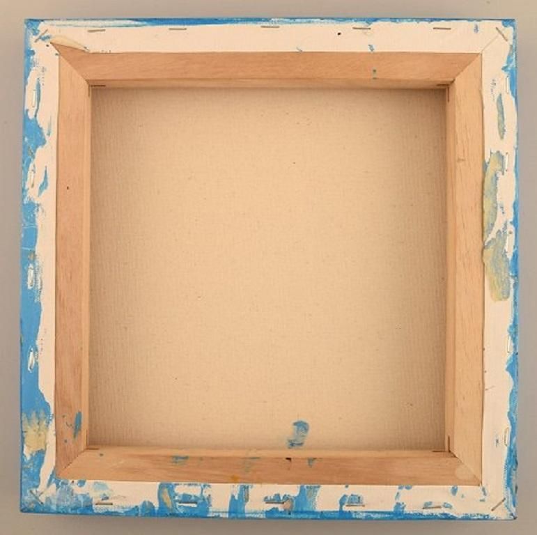 Ivy Lysdal, Acrylic On Canvas, Abstract Modernist Painting, Late 20th Century photo 269.0